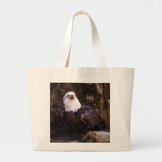 Bald Eagle Grote Tote Bag (Voorkant)