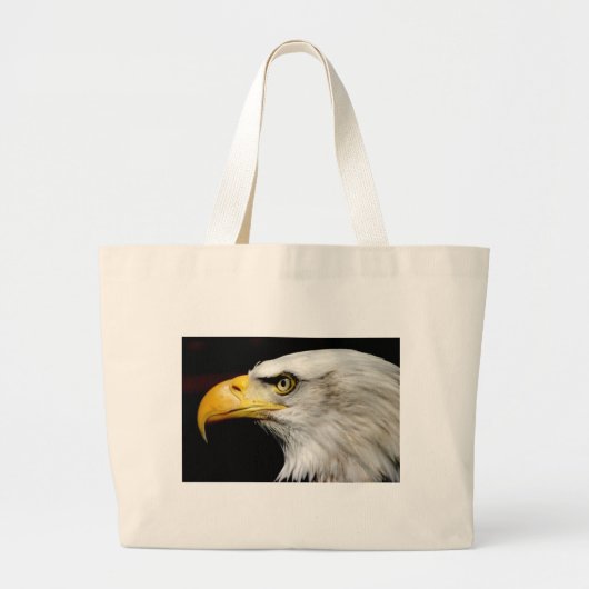 Bald Eagle Grote Tote Bag (Voorkant)