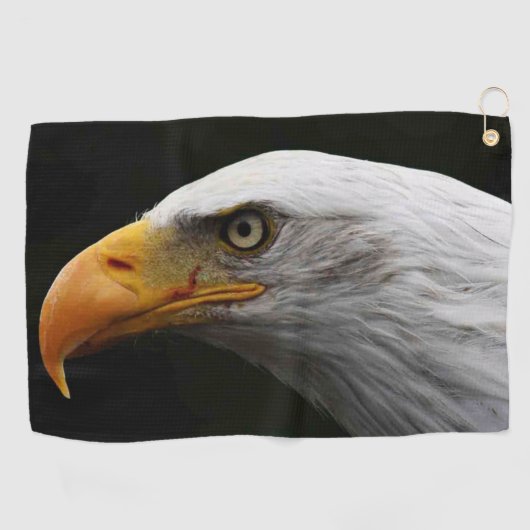 Bald Eagle gta Golfhanddoek (Horizontaal)