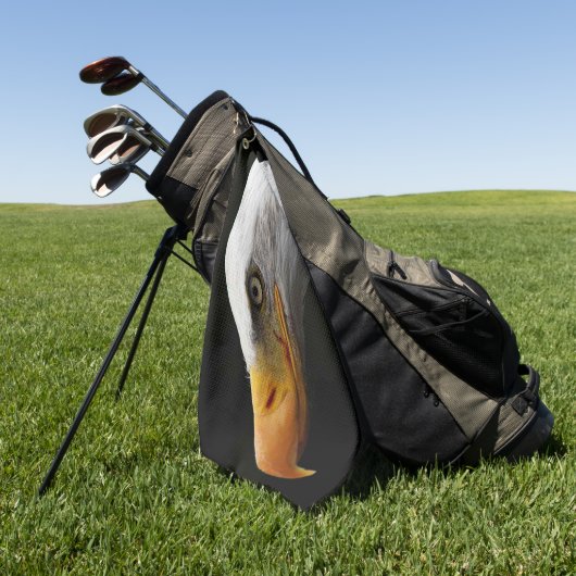 Bald Eagle gta Golfhanddoek (Groen)