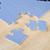 Bald Eagle (Haliaeetus leucocephalus) met vleugels Legpuzzel (Zijkant)