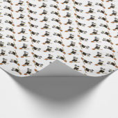 Bald Eagle Halloween Cadeaupapier (Hoek)