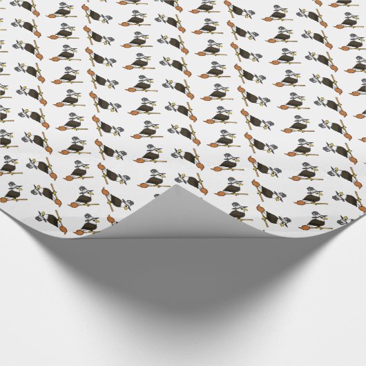 Bald Eagle Halloween Cadeaupapier (Hoek)