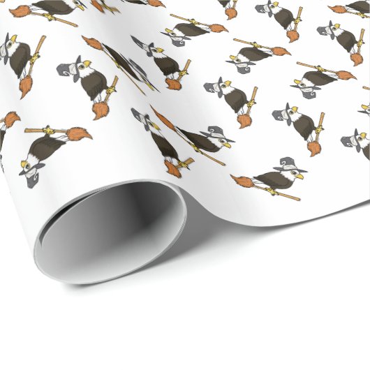 Bald Eagle Halloween Cadeaupapier (Rol Hoek)