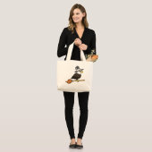 Bald Eagle Halloween Grote Tote Bag (Voorkant (model))