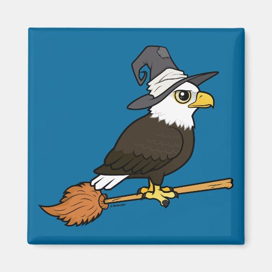 Bald Eagle Halloween Magneet (Voorkant)