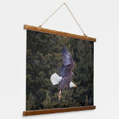 Bald Eagle Hanging Tapestry Hangend Wandkleed (Gebogen)