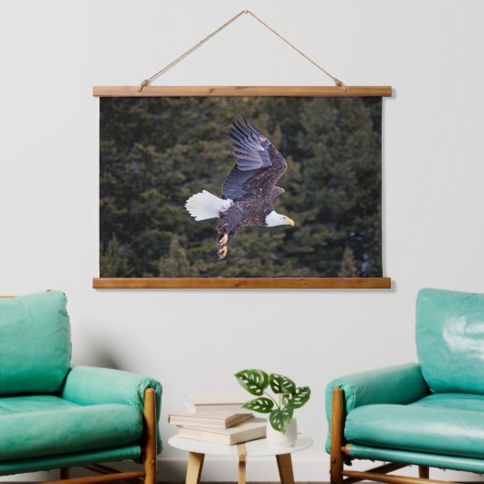 Bald Eagle Hanging Tapestry Hangend Wandkleed (Woonkamer)