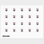 Bald Eagle Hart Sticker (Vel)