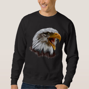 Bald Eagle Head Birdwatch Fan Trui