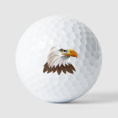 Bald eagle head golfballen (Voorkant)