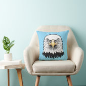 Bald eagle head kussen (Stoel)