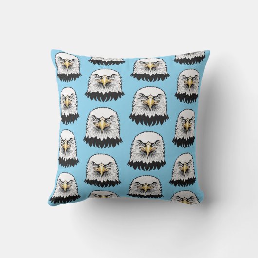 Bald eagle head kussen (Achterkant)