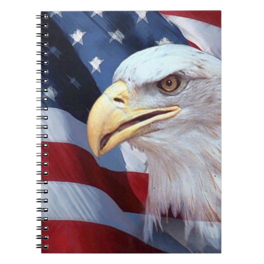 Bald Eagle head Notitieboek (Voorkant)