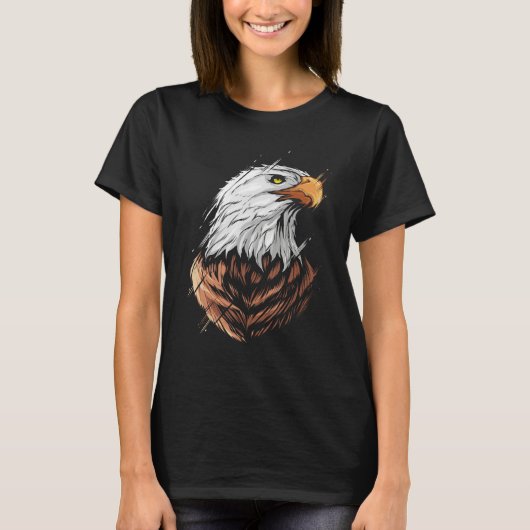 Bald eagle head of an american bald eagle t-shirt (Voorkant)