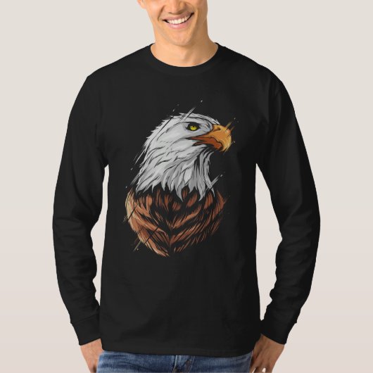 Bald eagle head of an american bald eagle t-shirt (Voorkant)