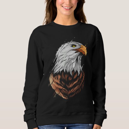 Bald eagle head of an american bald eagle trui (Voorkant)