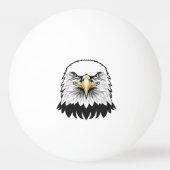Bald eagle head pingpongbal (Achterkant)