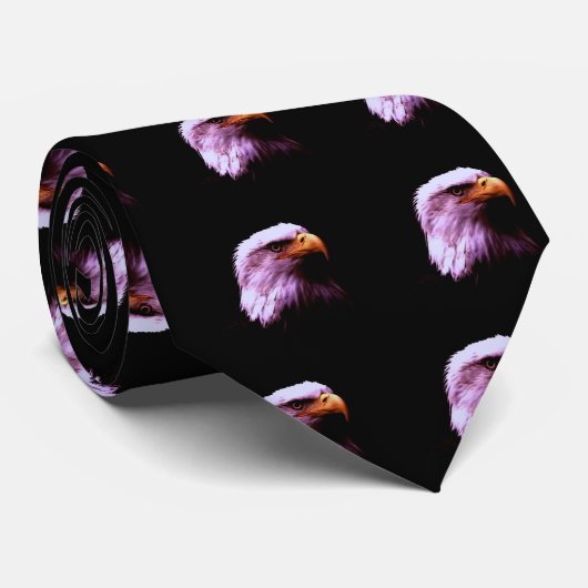Bald Eagle Head Stropdas (Opgerold)