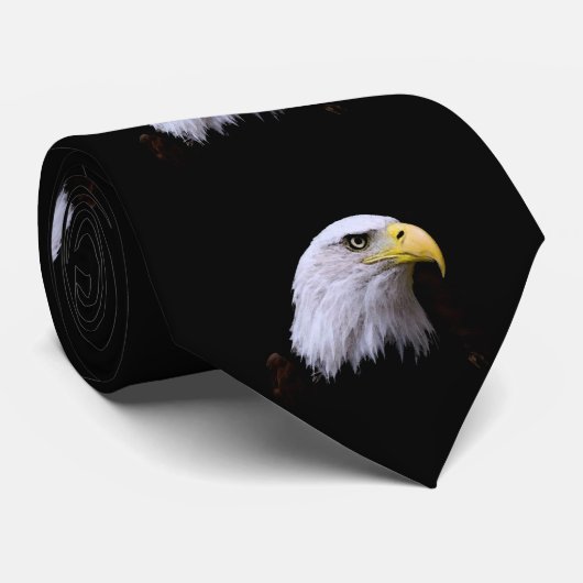 Bald Eagle Head Stropdas (Opgerold)