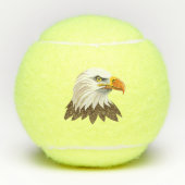 Bald eagle head tennisballen (Voorkant)