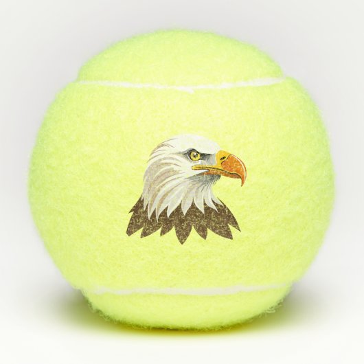 Bald eagle head tennisballen (Voorkant)