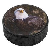 Bald Eagle Hockey Puck (3/4)