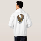 Bald Eagle Hoodie (Achterkant volledig)