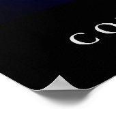 Bald Eagle Hoofd Motivatie Vertrouwen Kunst Poster (Hoek)