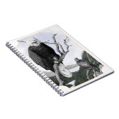 Bald Eagle  Illustratie Notitieboek (Rechterzijde)