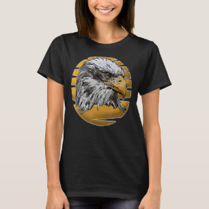 Bald Eagle Imprint North American Patriotic Bird R T-shirt