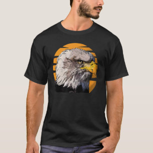 Bald Eagle Imprint North American Patriotic Bird R T-shirt