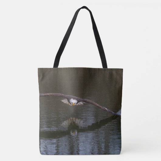 Bald Eagle in Flight Canvas tas (Voorkant)