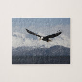 Bald Eagle in Flight, Haliaeetus leucocephalus, Legpuzzel (Horizontaal)