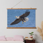 Bald eagle in flight hangend wandkleed (Slaapkamer)
