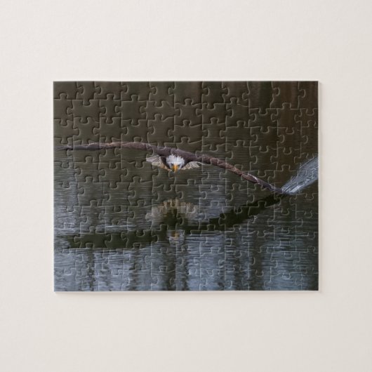 Bald Eagle in Flight Jigzaag Puzzle Legpuzzel (Horizontaal)