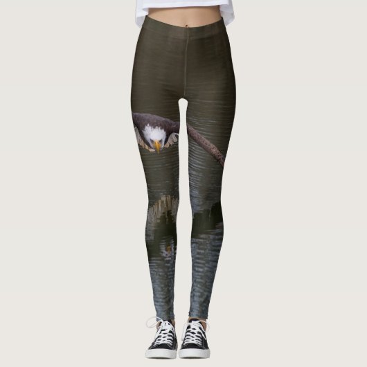 Bald Eagle in Flight Leggings (Voorkant)