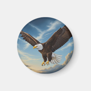 Bald Eagle in Flight Magneet
