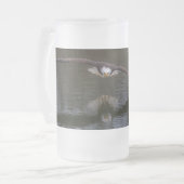 Bald Eagle in Flight Matglas Bierpul (Voorkant links)