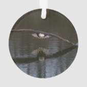 Bald Eagle in Flight Ornament (achterkant)