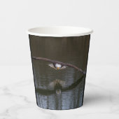Bald Eagle in Flight Paper Cups Papieren Bekers (Achterkant)