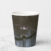 Bald Eagle in Flight Paper Cups Papieren Bekers (Voorkant)