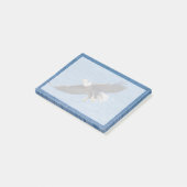 Bald eagle in flight post-it® notes (Schuin)