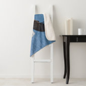 Bald eagle in flight sherpa deken (In situ)