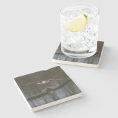 Bald Eagle in Flight Stenen Onderzetter (Zijkant)