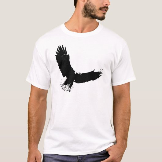 Bald Eagle in Flight T-shirt (Voorkant)
