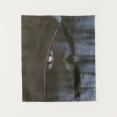 Bald Eagle in Flight Wandkleed (Voorkant)