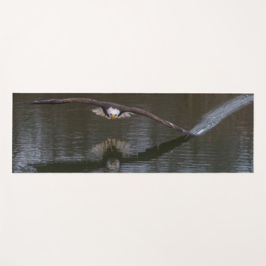 Bald Eagle in Flight Yogamat (Voorkant (horizontaal))