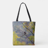 Bald Eagle in het najaar Tote Bag (Achterkant)