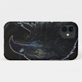 Bald Eagle in Neon iPhone 5 Hoesje (Achterkant (horizontaal))